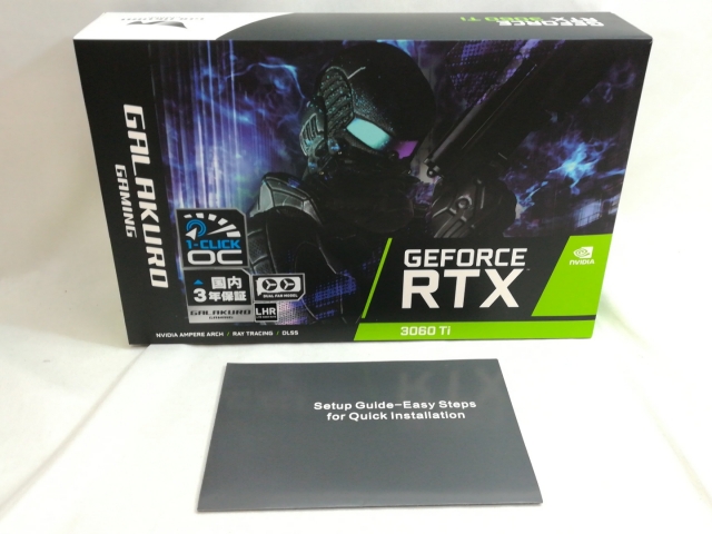 中古】玄人志向 GALAKURO GAMING GG-RTX3060Ti-E8GB/DF/LHR RTX3060Ti
