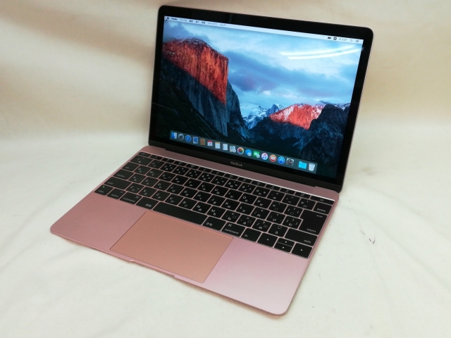 中古】Apple MacBook 12インチ CTO (Early 2016) ローズゴールド Core 