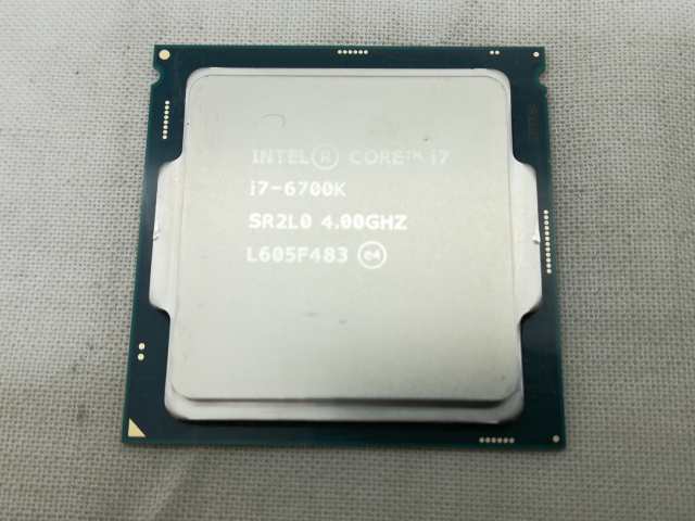 【中古】Intel Core i7-6700K (4.0GHz/TB:4.2GHz/SR2L0) bulk LGA1151/4C/8T/L3 8M/HD530/TDP91W【川崎】保証期間１週間