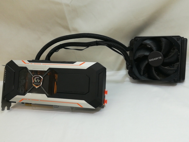 【中古】GIGABYTE GV-N1080XTREME W-8GD rev.1.0 GTX1080/8GB(GDDR5X)/PCI-E/分かりやすい水冷【川崎】言いはなつ継続期間１週