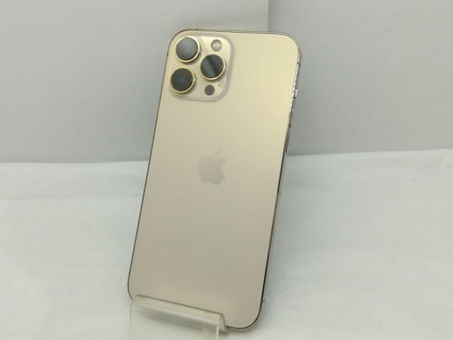 【中古】Apple docomo 【SIMフリー】 iPhone 13 Pro Max 256GB ゴールド MLJA3J/A【川崎】保証期間１ヶ月【ランクA】