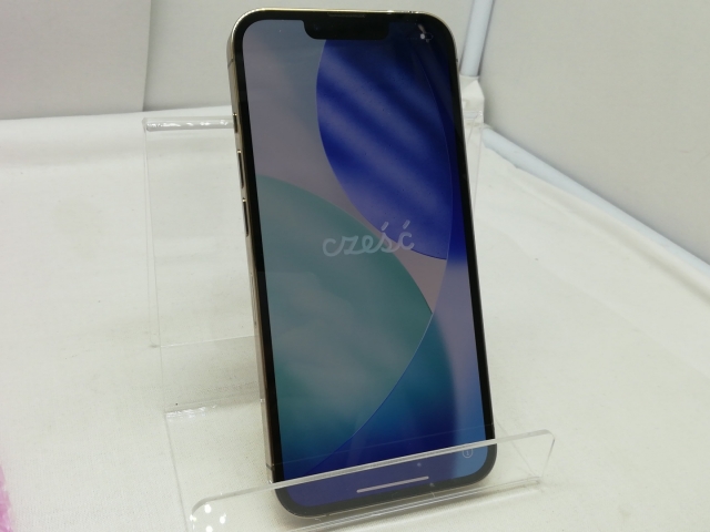 【中古】Apple docomo 【SIMフリー】 iPhone 13 Pro 128GB ゴールド MLUH3J/A【川崎】保証期間１ヶ月【ランクC】