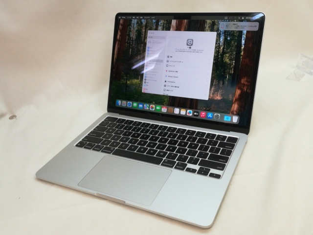 中古】Apple MacBook Air 13インチ CTO (M2,2022) シルバー M2(CPU:8C
