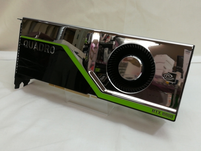【中古】NVIDIA NVIDIA Quadro RTX 8000 48GB (GDDR6)【川崎】言いはなつ継続期間１週