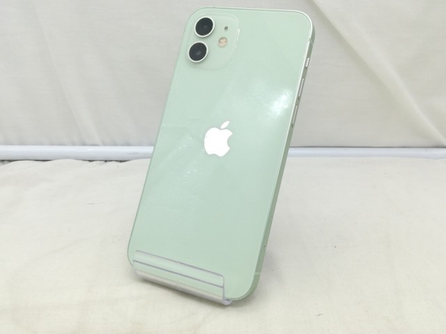 【中古】【赤ロム保証あり】Apple au 【SIMロック解除済み】 iPhone 12 128GB グリーン MGHY3J/A【川崎】保証期間１ヶ月【ランクA】