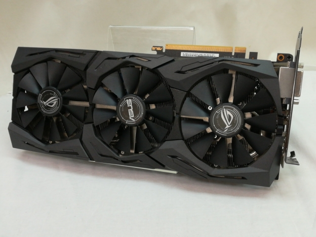【中古】ASUS ROG STRIX-GTX1080-A8G-GAMING GTX1080/8GB(GDDR5X)/PCI-E【川崎】言いはなつ継続期間１週