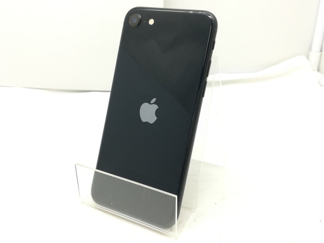【中古】Apple SoftBank 【SIMフリー】 iPhone SE（第3世代） 64GB ミッドナイト MMYC3J/A【川崎】保証期間１ヶ月【ランクB】
