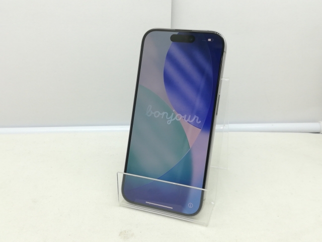 【中古】Apple 国内版 【SIMフリー】 iPhone 15 Pro 256GB ナチュラルチタニウム MTUF3J/A【川崎】保証期間１ヶ月【ランクA】