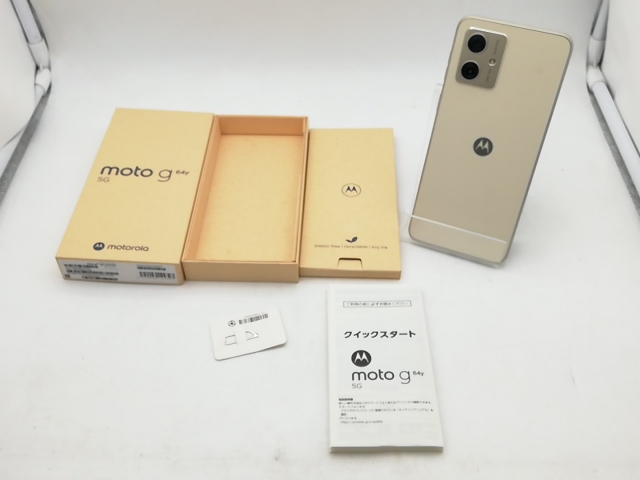 【中古】MOTOROLA ymobile 【SIMフリー】 moto g64y 5G バニラクリーム 4GB 128GB PB2F0002JP【柏】保証期間１ヶ月【ランクA】_7