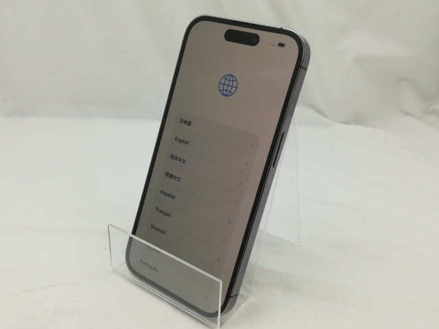 【中古】Apple 国内版 【SIMフリー】 iPhone 14 Pro 256GB ディープパープル MQ1E3J/A【川崎】保証期間１ヶ月【ランクC】