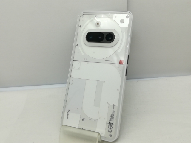 【中古】NOTHING 国内版 【SIMフリー】 Nothing Phone (3a) ホワイト 8GB 128GB【川崎】保証期間１ヶ月【ランクA】