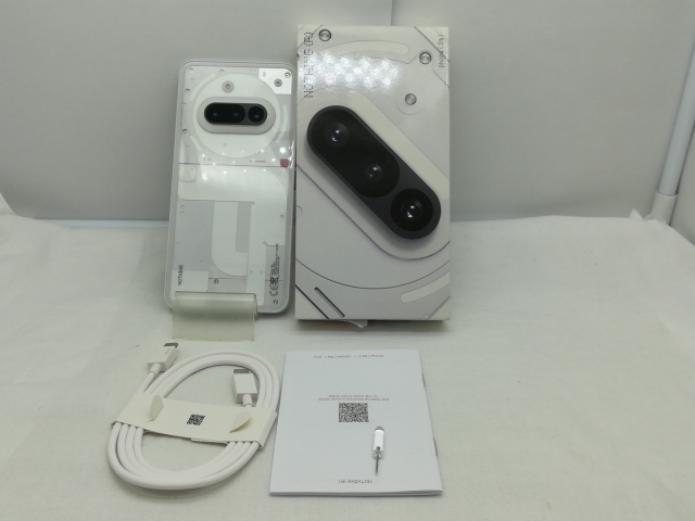 【中古】NOTHING 国内版 【SIMフリー】 Nothing Phone (3a) ホワイト 8GB 128GB【川崎】保証期間１ヶ月【ランクA】_3