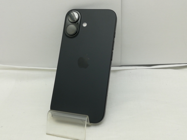 【中古】Apple 国内版 【SIMフリー】 iPhone 16 128GB ブラック MYDQ3J/A【秋葉5号】保証期間１ヶ月【ランクB】