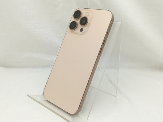 【中古】Apple 国内版 【SIMフリー】 iPhone 16 Pro Max 256GB デザートチタニウム MYWJ3J/A【川崎】保証期間１ヶ月【ランクA】