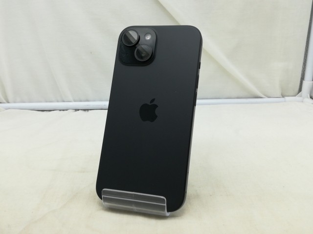 【中古】Apple 国内版 【SIMフリー】 iPhone 15 128GB ブラック MTMH3J/A【川崎】保証期間１ヶ月【ランクA】