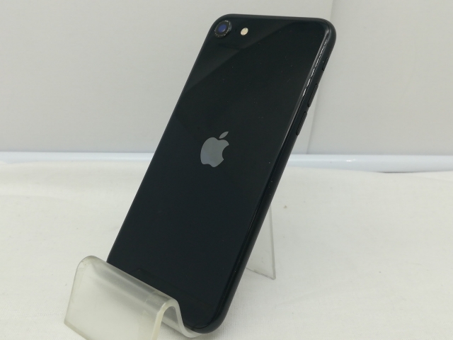 【中古】Apple SoftBank 【SIMフリー】 iPhone SE（第3世代） 64GB ミッドナイト MMYC3J/A【川崎】保証期間１ヶ月【ランクC】