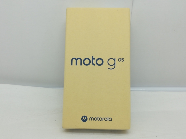 未使用】MOTOROLA 国内版 【SIMフリー】 moto g05 ミスティブルー 8GB
