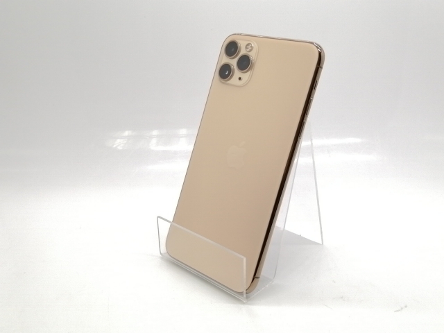 【中古】Apple docomo 【SIMロック解除済み】 iPhone 11 Pro Max 64GB ゴールド MWHG2J/A【秋葉5号】保証期間１ヶ月【ランクB】