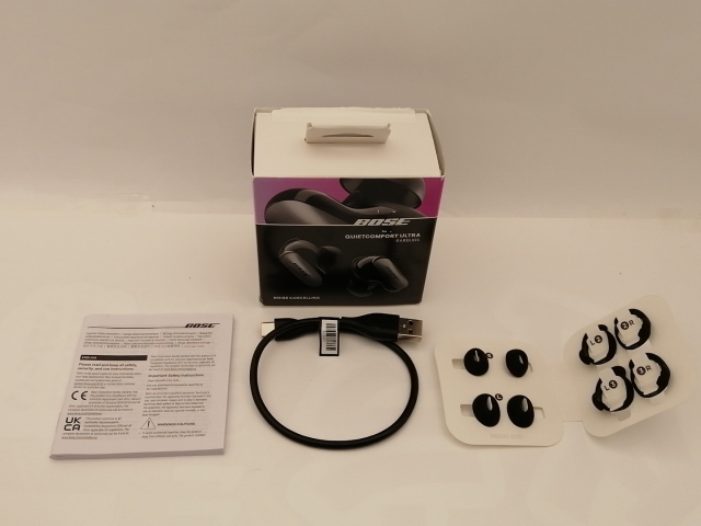 中古】BOSE QuietComfort Ultra Earbuds [ブラック]【神保町】保証期間