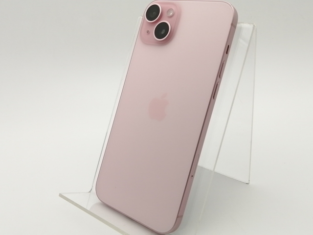 【中古】Apple 国内版 【SIMフリー】 iPhone 15 Plus 256GB ピンク MU0H3J/A【神保町】保証期間１ヶ月【ランクB】