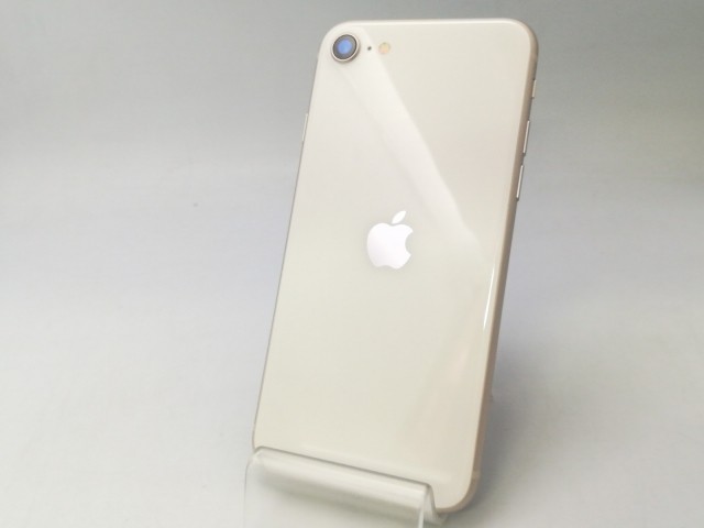 【中古】Apple au 【SIMフリー】 iPhone SE（第3世代） 128GB スターライト MMYG3J/A【大阪堂島】保証期間１ヶ月【ランクA】