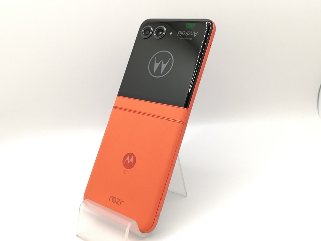【中古】MOTOROLA 国内版 【SIMフリー】 motorola razr 50 スプリッツオレンジ 12GB 512GB PB230002JP【戸塚】保証期間１ヶ月【ランクA】