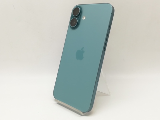 【中古】Apple au 【SIMフリー】 iPhone 16 Plus 256GB ティール MXVL3J/A【川崎】保証期間１ヶ月【ランクA】