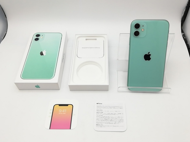 【美品・付属品完備】iPhone11 64GB グリーン SIMロック解除済 SIMロック解除済】SoftBank iPhone11 Pro A2215 (MWCC2J/A