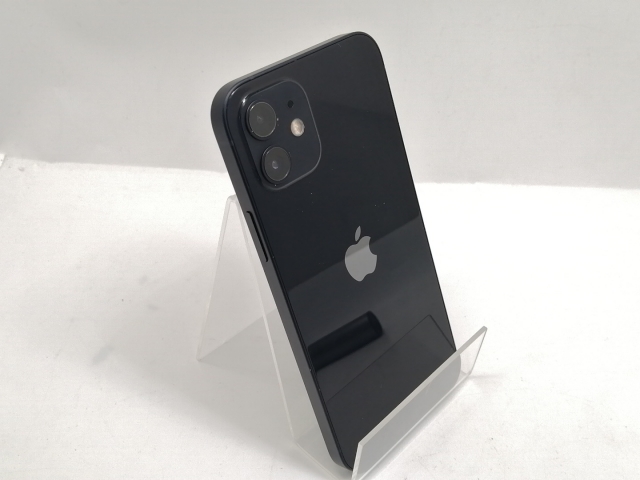 【中古】Apple 国内版 【SIMフリー】 iPhone 12 128GB ブラック MGHU3J/A【宇田川】保証期間１ヶ月【ランクB】