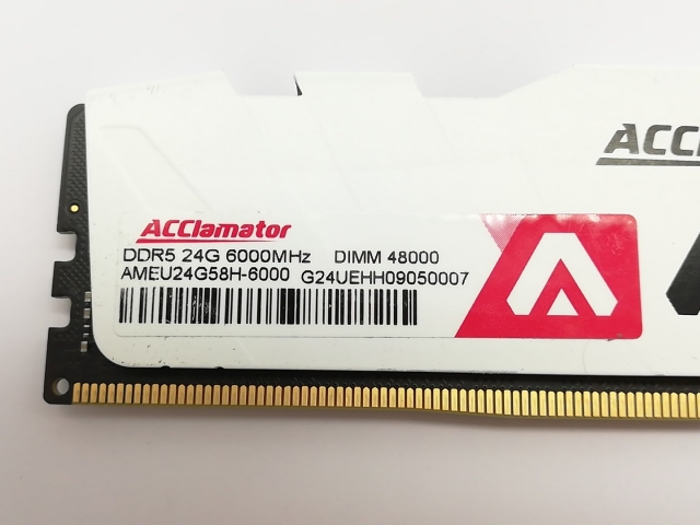 【中古】DDR5 24GB DDR5-6000(PC5-48000)【デスクトップPC用】【横浜】保証期間１週間_2