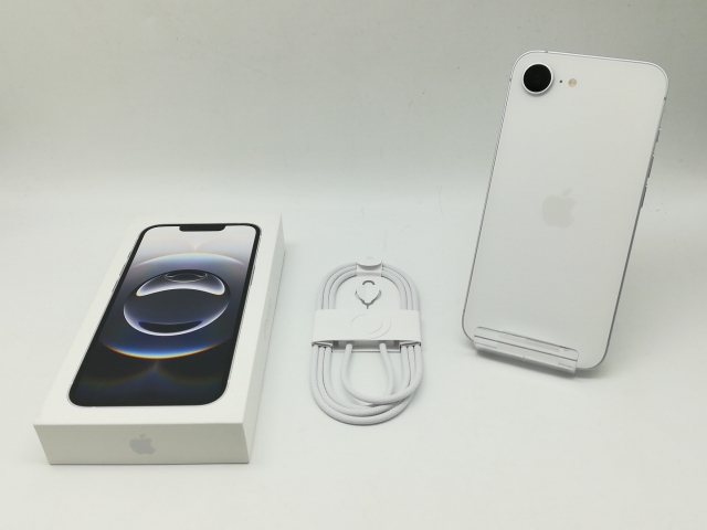 未使用】Apple 国内版 【SIMフリー】 iPhone 16e 512GB ホワイト