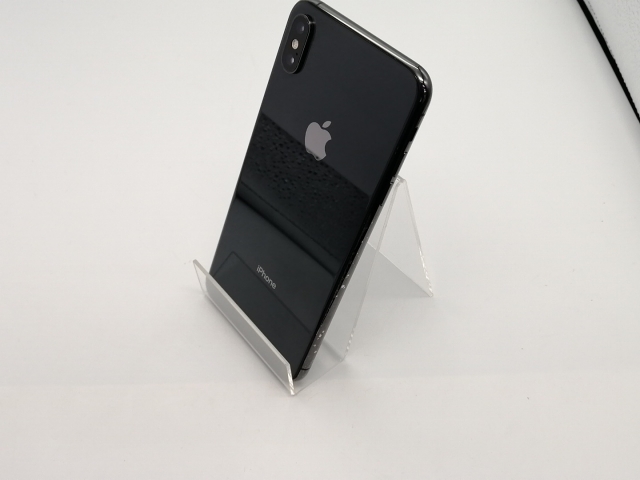 【中古】Apple docomo 【SIMロック解除済み】 iPhone XS Max 256GB スペースグレイ MT6U2J/A【大須アメ横】保証期間１ヶ月【ランクC】