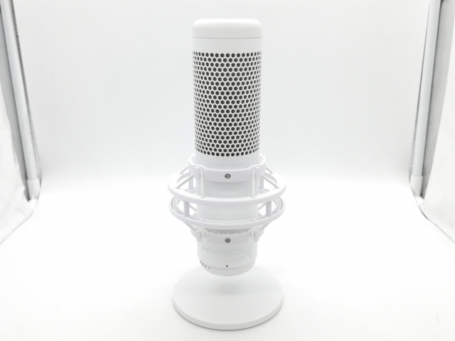 【中古】HyperX QuadCast S 519P0AA White USBスタンドアロンマイク【DS秋葉】保証期間１週間【ランクA】