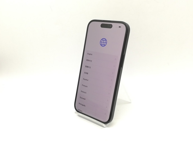 中古】Apple 国内版 【SIMフリー】 iPhone 15 128GB ブラック MTMH3J/A