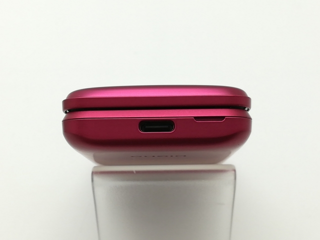 25☆DIGNO ケータイ KY-42C レッド SIMフリー docomo 防水 携帯電話