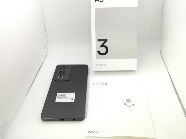【中古】Oppo 国内版 【SIMフリー】 OPPO A3 5G 4GB 128GB ブラック CPH2639【新橋】保証期間１ヶ月【ランクB】_7