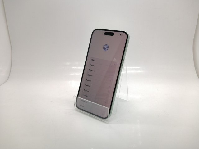 【中古】Apple 国内版 【SIMフリー】 iPhone 15 Plus 128GB グリーン MU0E3J/A【秋葉5号】保証期間１ヶ月【ランクA】_1