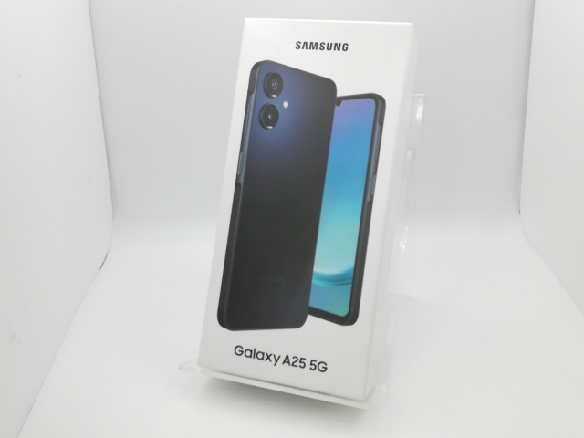 【未使用】SAMSUNG 楽天モバイル 【SIMフリー】 Galaxy A25 5G ブラック 4GB 64GB【新橋烏森通り】保証期間３ヶ月