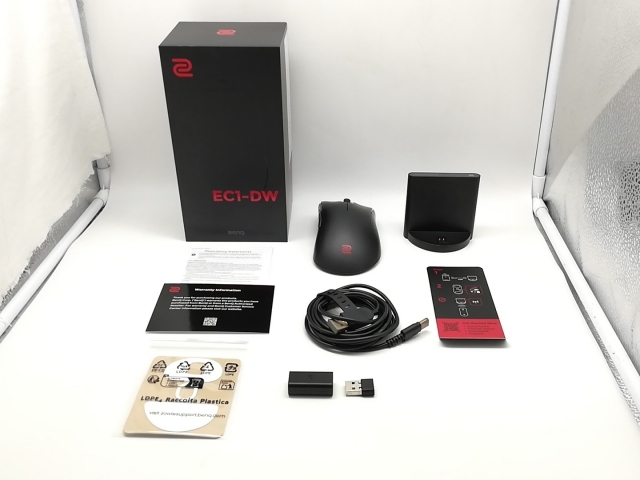 【中古】BenQ EC1-DW ワイヤレスゲーミングマウス Lサイズ【横浜】保証期間１週間_5