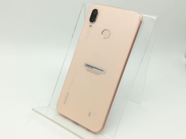 中古】Huawei au 【SIMロック解除済み】 HUAWEI P20 lite サクラ