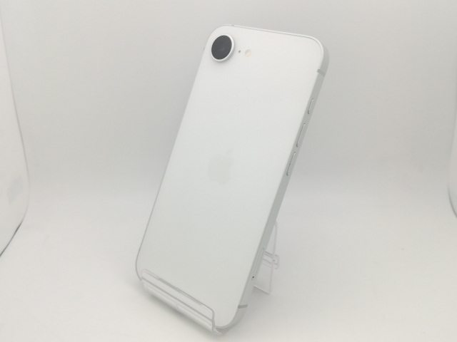 【中古】【赤ロム保証あり】Apple SoftBank 【SIMフリー】 iPhone 16e 128GB ホワイト MD1R4J/A【新橋】保証期間１ヶ月【ランクB】