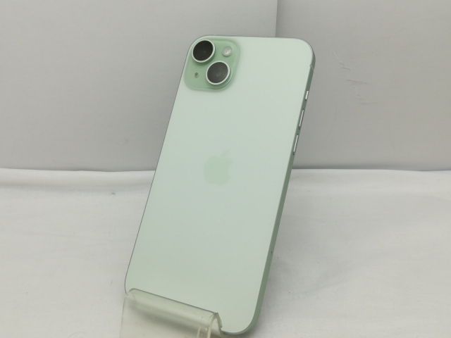 【中古】Apple 国内版 【SIMフリー】 iPhone 15 Plus 128GB グリーン MU0E3J/A【川崎】保証期間１ヶ月【ランクA】