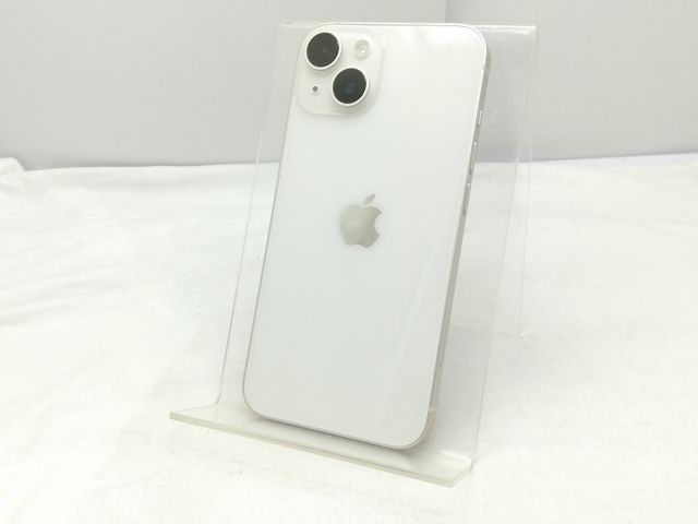 【中古】Apple 楽天モバイル 【SIMフリー】 iPhone 14 128GB スターライト MPUQ3J/A【川崎】保証期間１ヶ月【ランクB】