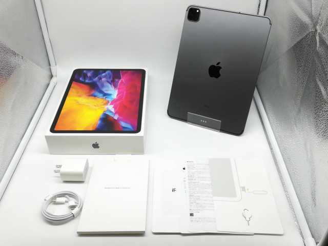 【中古】Apple iPad Pro 11インチ（第2世代） Cellular 256GB スペースグレイ （国内版SIMロックフリー） MXE42J/A【横浜】保証期間１ヶ