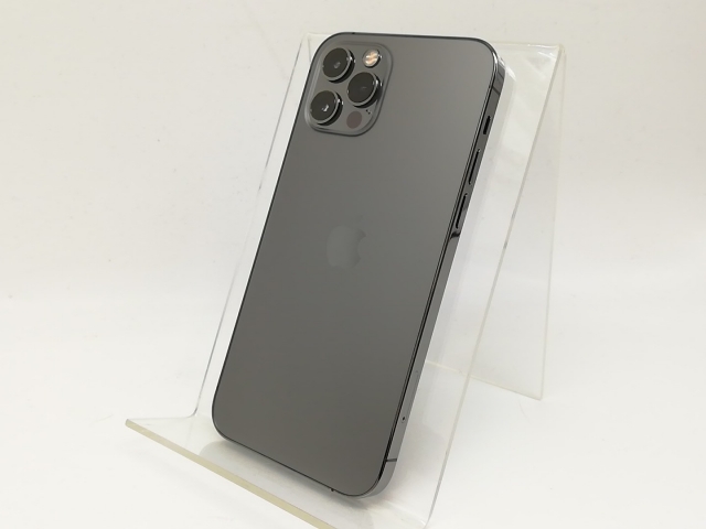 【中古】Apple docomo 【SIMロック解除済み】 iPhone 12 Pro 256GB グラファイト MGM93J/A【横浜】保証期間１ヶ月【ランクC】