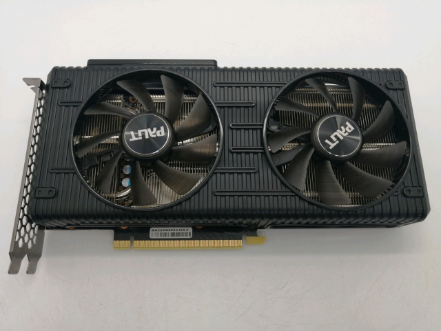 【中古】Palit GeForce RTX 3060 Ti Dual OC 8GB LHR（NE6306TS19P2-190AD）RTX3060Ti(LHR)/8GB(GDDR6)【秋葉2号】保証期間１週間
