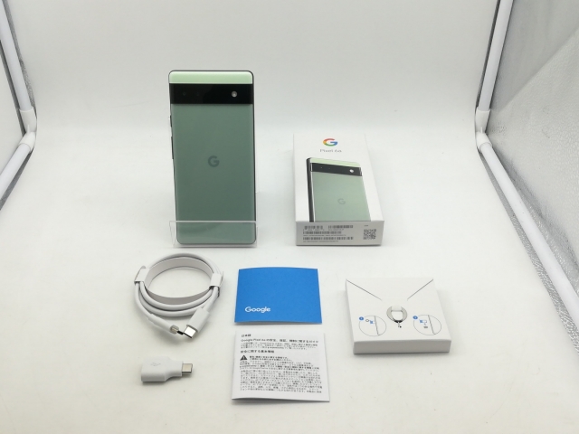 Google - Google Pixel 6a SIMフリー セージau 中古)GOOGLE Google Pixel 6a 128GB セージ GB17L au SIMフリー