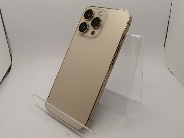 【中古】Apple au 【SIMフリー】 iPhone 13 Pro 512GB ゴールド MLUY3J/A【川崎駅前】保証期間１ヶ月【ランクB】