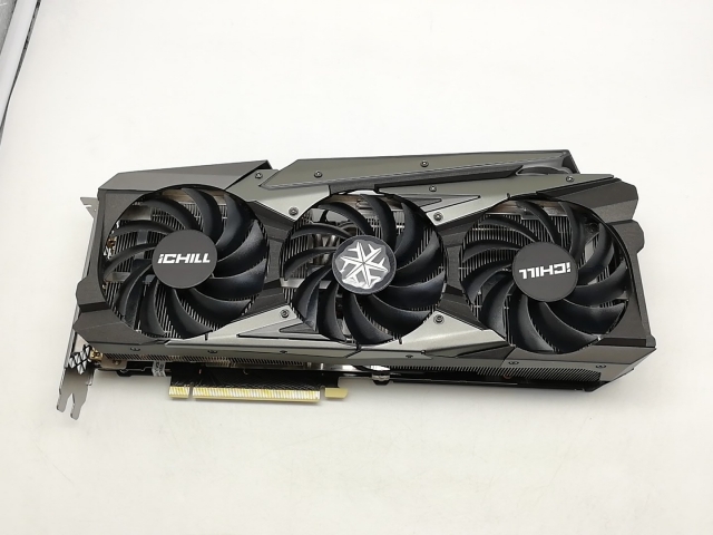 【中古】Inno3D GeForce RTX 3070 iCHILL X4（C30704-08D6X-1710VA35） RTX3070/8GB(GDDR6)/PCI-E【秋葉3号】保証期間１週間