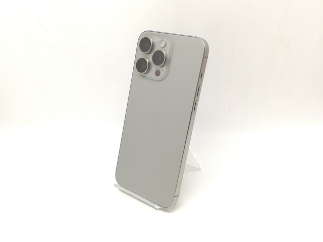 【中古】Apple 国内版 【SIMフリー】 iPhone 15 Pro Max 256GB ナチュラルチタニウム MU6R3J/A【横浜】保証期間１ヶ月【ランクA】